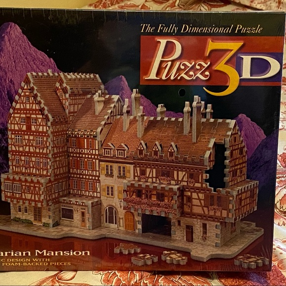 New in box, Bavarian Mansion 3D Puzzle, 418 pieces